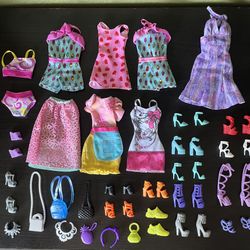 Barbie Clothes,Shoes and Accessories Bundle (Price For All)
