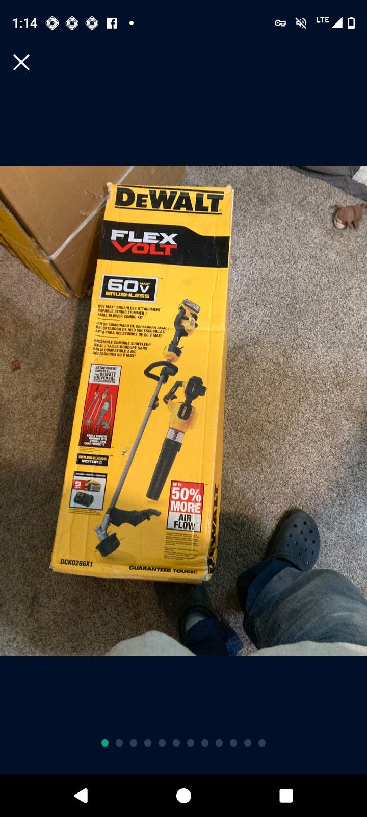 60V MAX* 17 in. Brushless Cordless Attachment Capable String Trimmer and Handheld Axial Blower Combo KitTame tough terrain with the 60V MAX* 17 in.