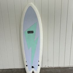 Album Twin Fish 5’7 & 43liters Surfboard Like Catch Surf Mick Fanning But Better Foamie Softop 