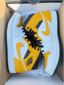 Air Jordan 1 Mid SE – Men’s Size 10 – Black/Multi-Color/Sesame