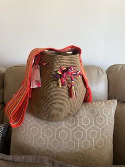 Artesanal- Cartera De Saco Echa A Mano  De Colombia - Nuevo - $20!!