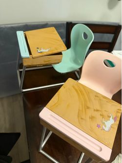 Toy desks for dolls.