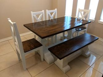 Farm style dining tables!!!! ⚒