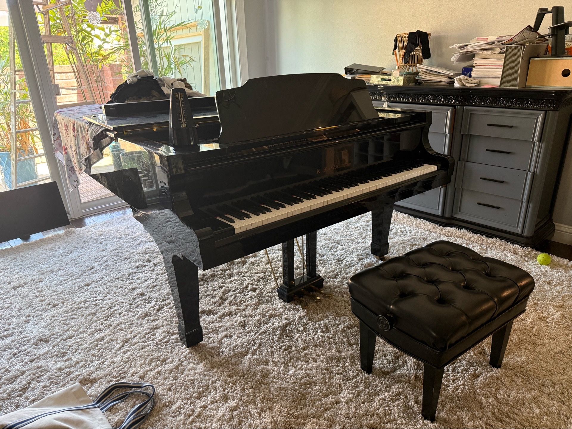 Kawai grand piano black