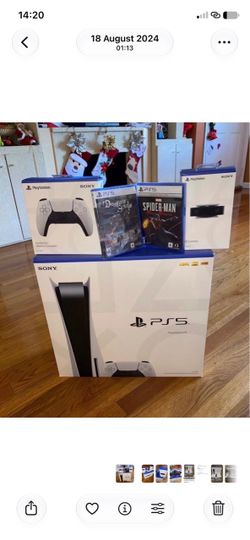 Brand New In Box Console Disc Version Games + Controller + Camera Bundle