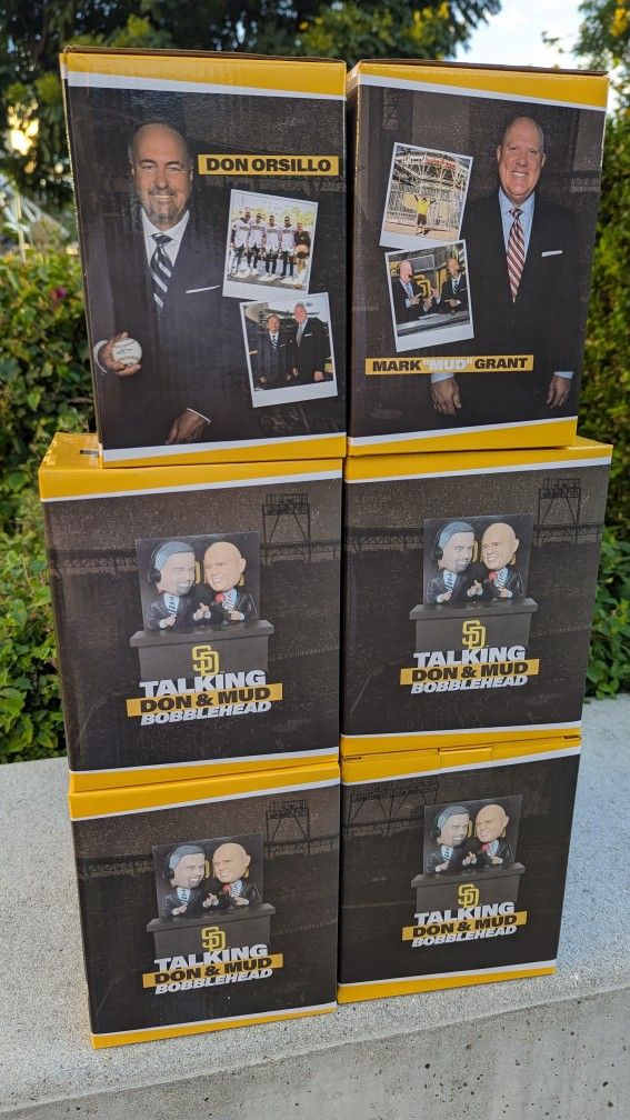 San Diego Padres Don & Mud Bobbleheads