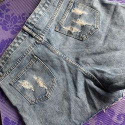 Women’s Jean Short Size:XXL