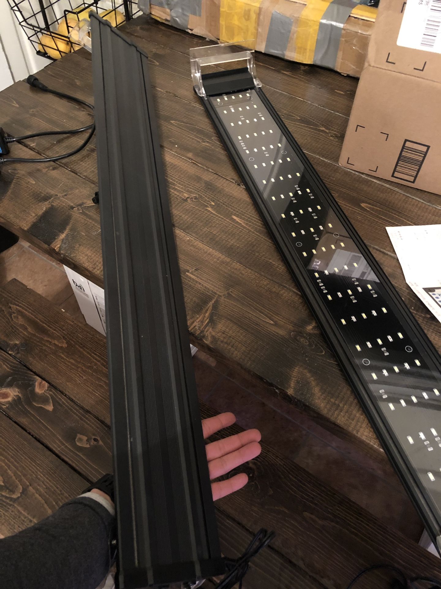 36” Beamswork DA 6500K 0.50W Series LED Pent Aquarium Light Freshwater Plant FSPEC tank