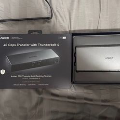 Anker 778 Thunderbolt Docking Station (12-in-1, Thunderbolt 4), 40 Gbps with Max 100W