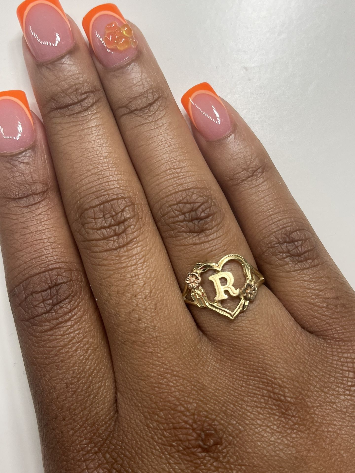 14K Gold ring “R”