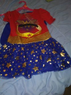 Wonder women costume size 2t