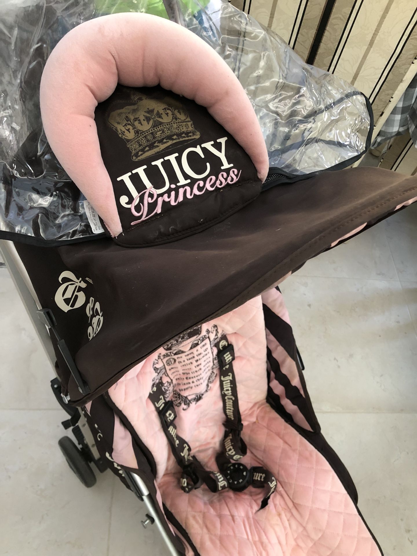 Juicy couture top baby stroller