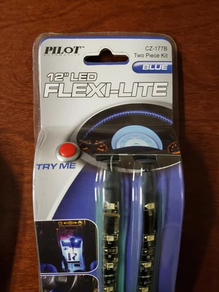 Pilot Automotive 12" LED Flex-Light, Blue 2 Sets