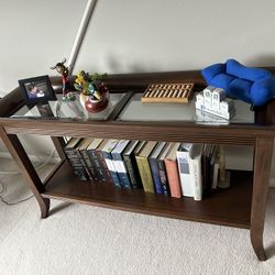 Console-couch Table With Matching Side Table