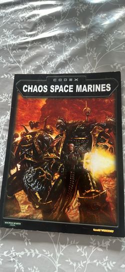 WARHAMMER 40K 40,000 CODEX CHAOS SPACE MARINES ARMY BOOK