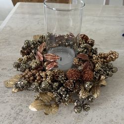 3 Rose Gold Wreaths 