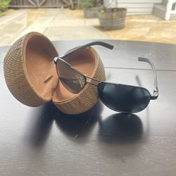 Maui Jim Guardrail Polarized Aviator Sunglasses