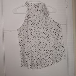 Elegant White And Black Top From Steps Store Size Large 