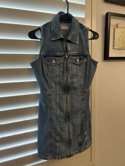 Zara Denim Mini Dress 