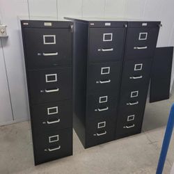 Vertical Metal File Cabinet With Key $120 Each 