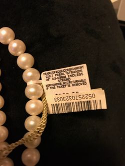 36" pearl necklace