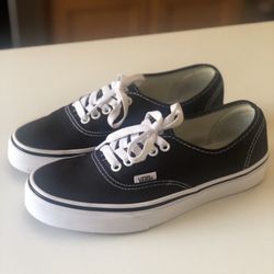 Authentic Black Vans Size 8 