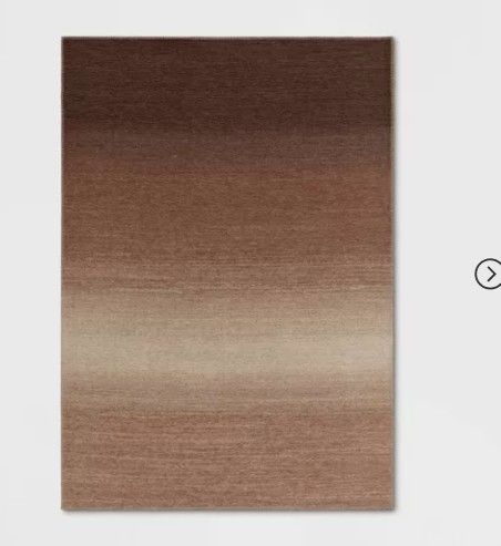 WOVEN INDOOR OUTDOOR AREA RUG SUNSET OMBRE