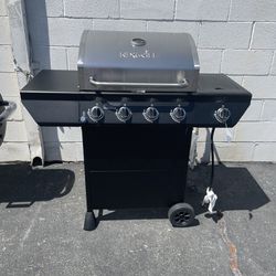 Bbq Grill Stainless Steel And Black 