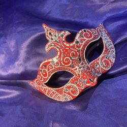 The Red Devil Masquerade Mask