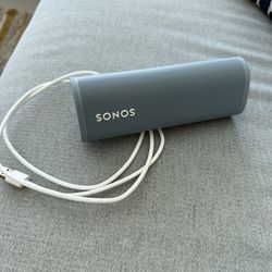 Sonos Roam S27 Portable Travel Speaker Blue EUC Bluetooth Smart w/ Charger
