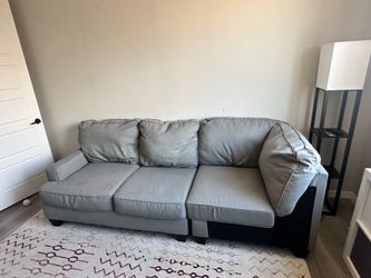 Gray 3-Seat Sofa