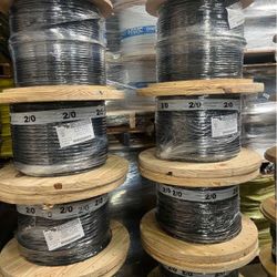 New Wire #6 500ft Black $330 EACH One 
