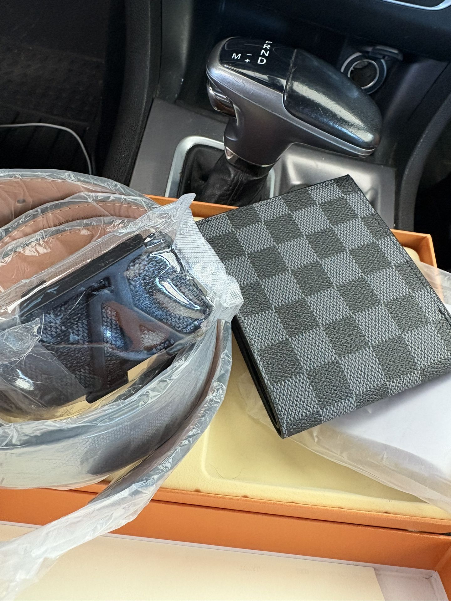 Designer Belt and Wallet Combo