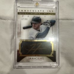 Freddie Freeman Immaculate Patch /99