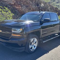 2018 Chevrolet Silverado 1500 Custom 4x2 Custom 4dr Crew Cab 5.8 ft. SB Price $20,495 Mileage 113,670