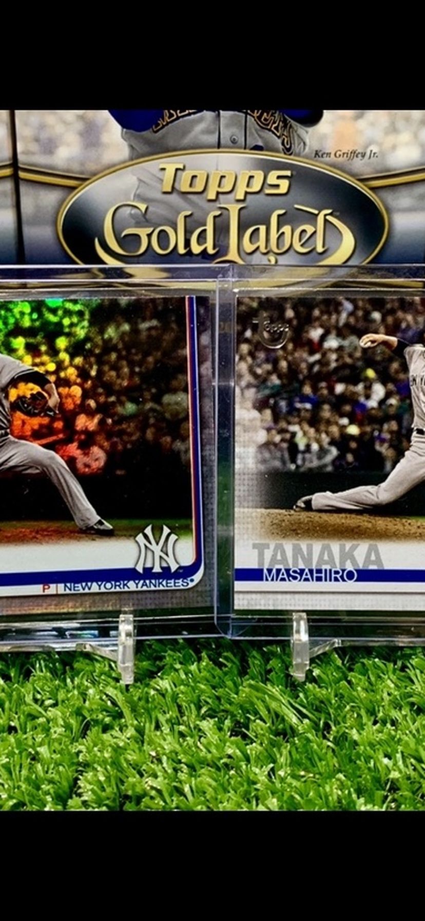 Masahiro Tanaka Yankees Baseball Cards Topps Insert Rainbow Foil And Numbered Topps Heritage Baseball Cards
