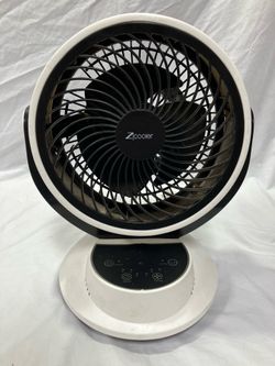Zicooler 9″ Oscillating Air Circulator Fan Timer Swing 3 Speed Quiet