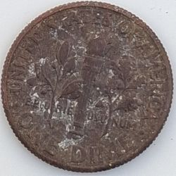 Dark Brown Dime Coins 