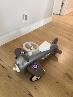 Kids Metal Classic Ride On Airplane Toy