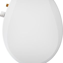 (3) Round Bidet Toilet Seat with Quiet-Close, Non-Electric with Brass inlet (White) BUNDLE DEAL