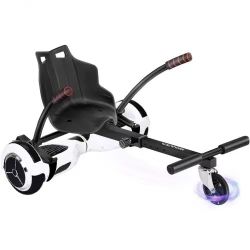 263}Hoverboard Seat Attachment for 6.5\" 8\" 10\" Self Balancing Scooter, Hoverboard Kart for Kids or Adults, Black Hoverboard Attachments Adjustable