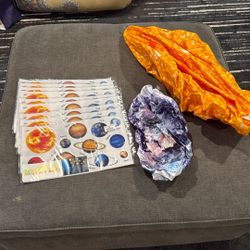Planet Wall decals And Inflatable Earth And Sun