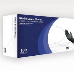 Black Nitrile Chemo Exam 7 Mil Gloves