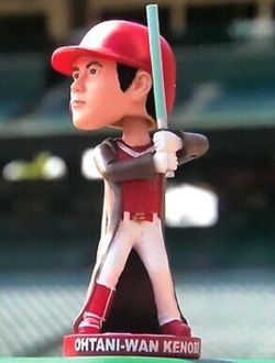 Ohtani-Wan-Kenobe Bobblehead MINT CONDITION In Box Star Wars