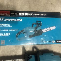 Makita 18V  14”  Chainsaw Kit