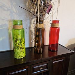 Decorative Glass  Flower Vases 