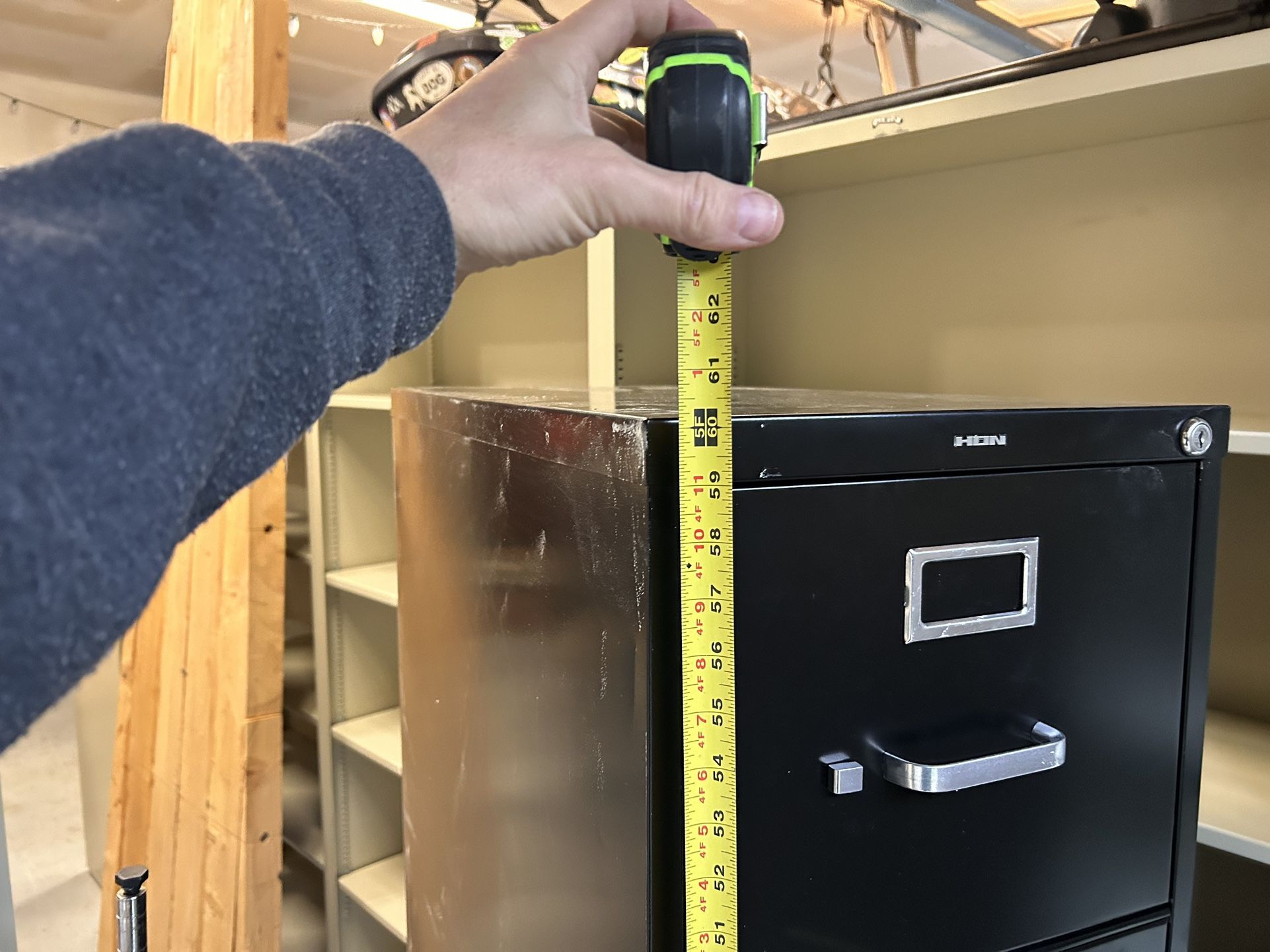 HON Steel/Metal File Cabinet 5 Drawers With Lock