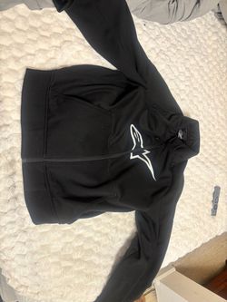 Alpine Star large Chrome sport hoodie