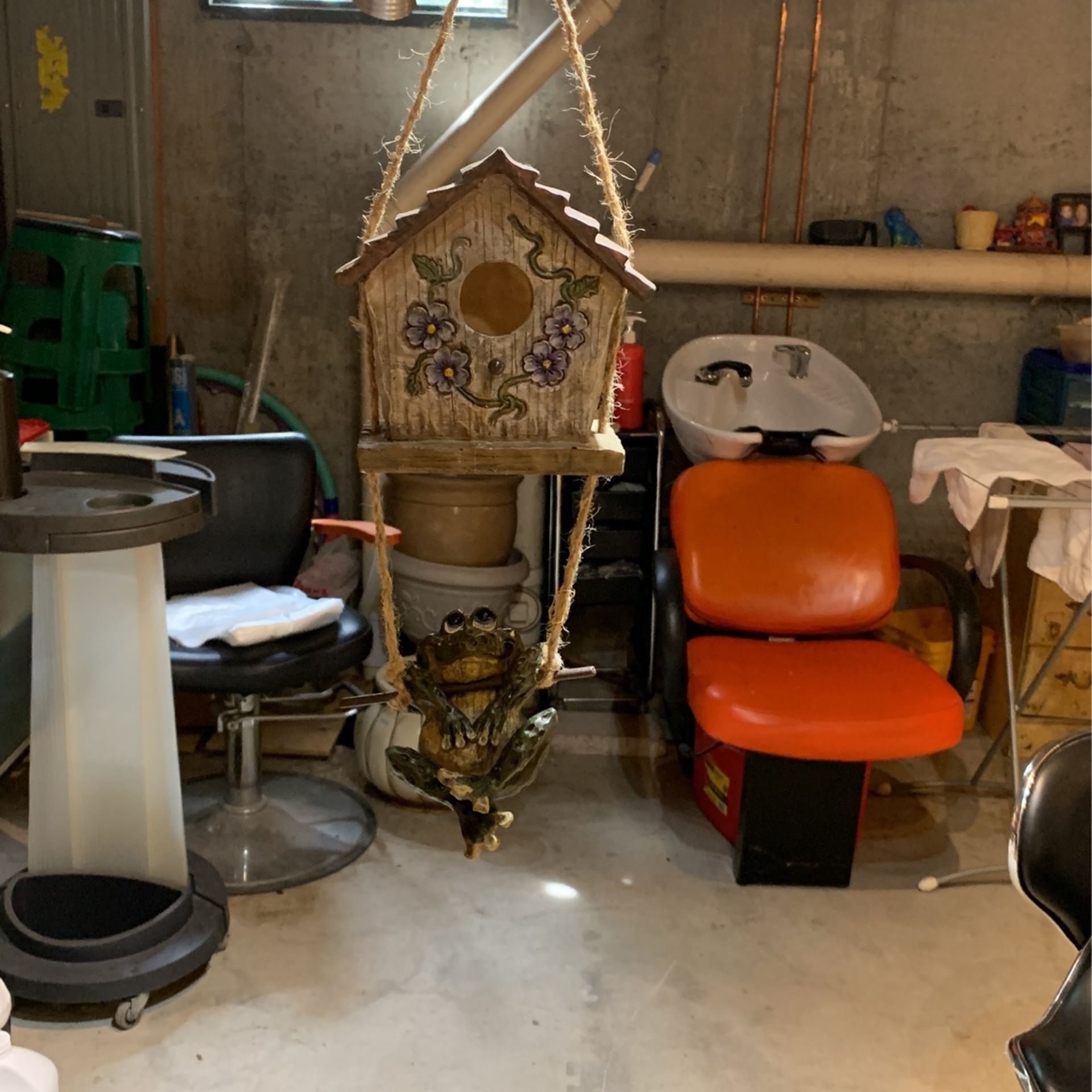 Frog Swinging Birdhouse