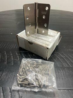 GlideRite Hardware Door Hinges with Screws